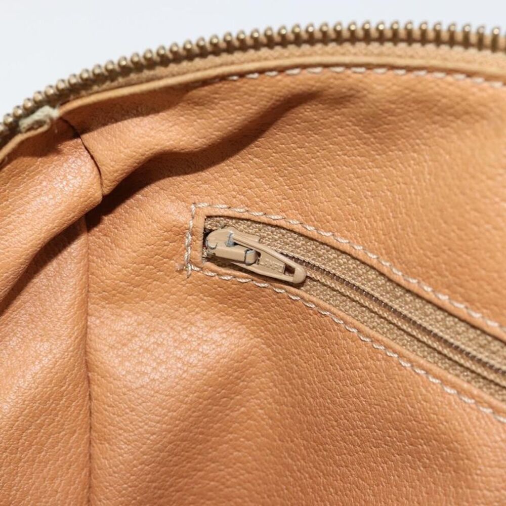 Celine Vintage Triomphe Handbag Canvas Brown Canvas Handbag - Picture 13 of 16